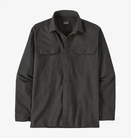 Patagonia Patagonia Men's Long Sleeved Organic Cotton Midweight Fjord Flannel Shirt Forge Grey FINAL SALE