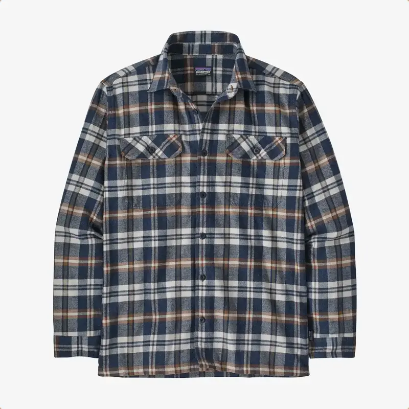 GLACIER PLAID SUPERFLEECE FLANNEL SHIRT