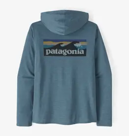 Patagonia Patagonia Men's Capilene Cool Daily Graphic Hoody Boardshort Logo Utility Blue X-Dye