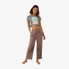 O'Neill O'Neill Rowan Linen Blend Pants Deep Taupe FINAL SALE