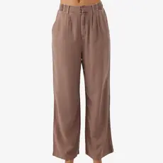 O'Neill O'Neill Rowan Linen Blend Pants Deep Taupe FINAL SALE