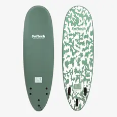 Softech Softech Bomber 6'10" Soft Surfboard Smoke Green/White