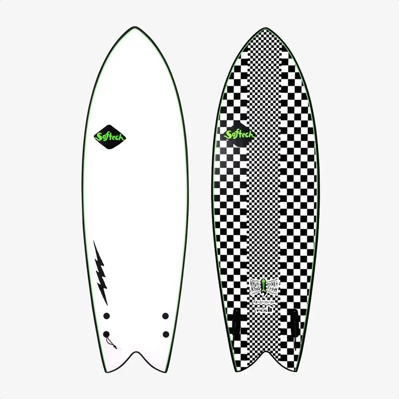 Softech Softech Kyuss Fish 5'8" Soft Surfboard Checkered