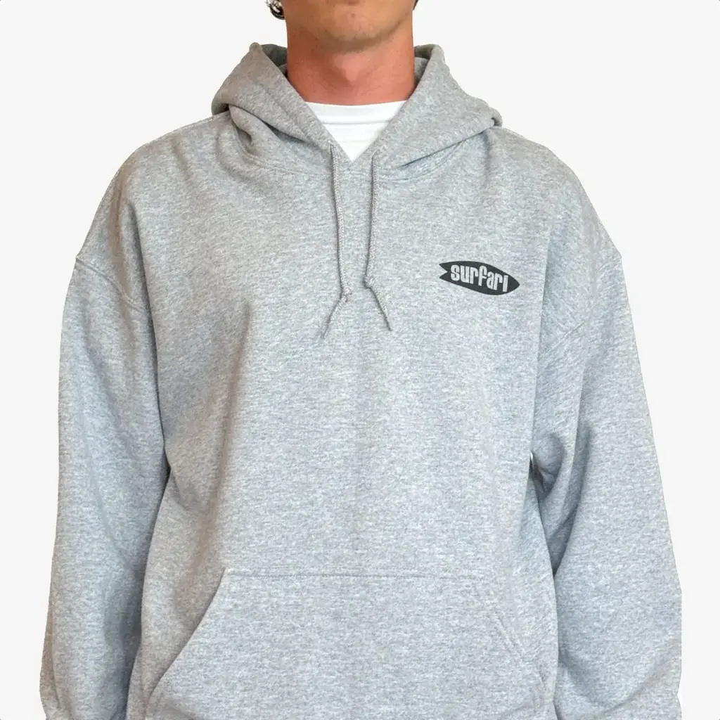 Surfari Surfari G-Town Stealie Hoody Heather Grey