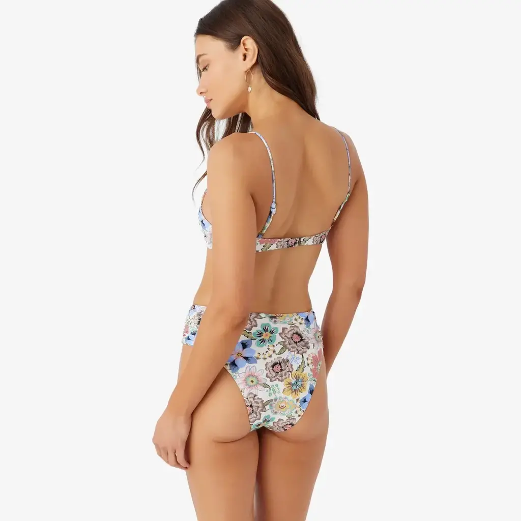 O'Neill O'Neill Talitha Floral Long Beach High Waist Bottoms Vanilla