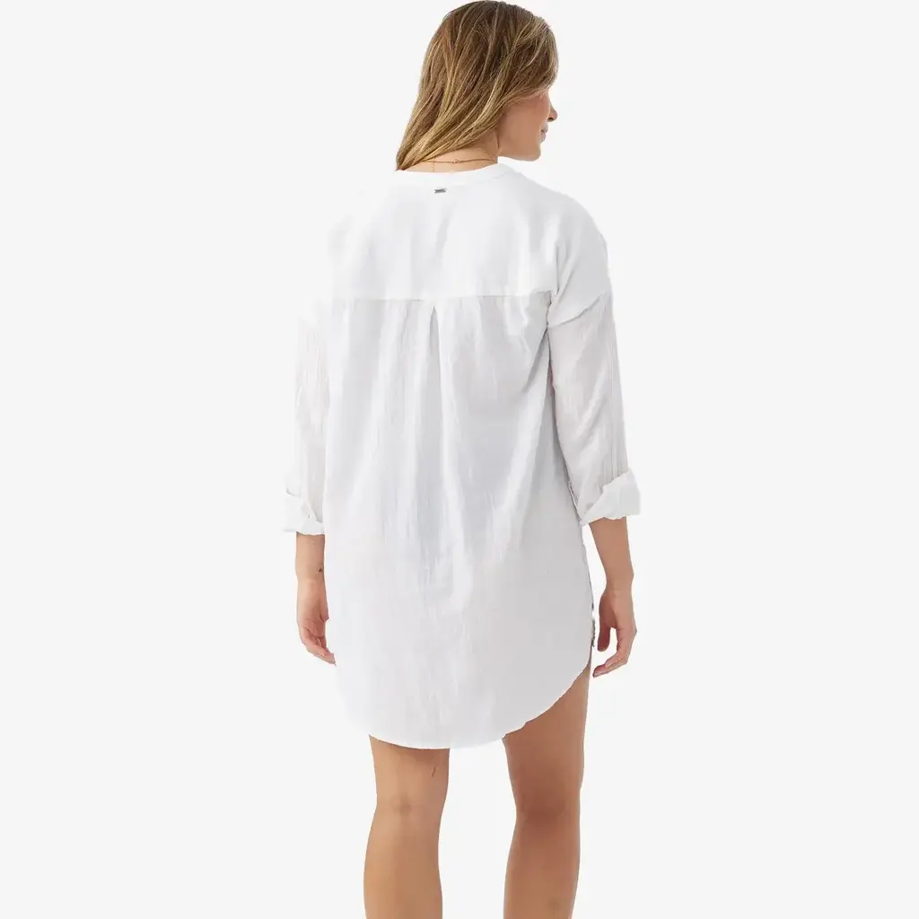 O'Neill O'Neill Saltwater Solids Belizin Cover-Up Tunic White