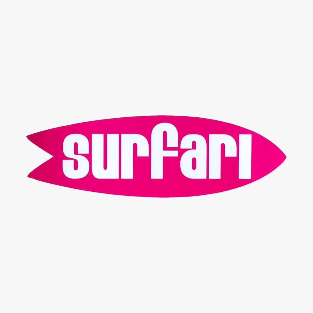 Surfari Surfari Logo Sticker 7"