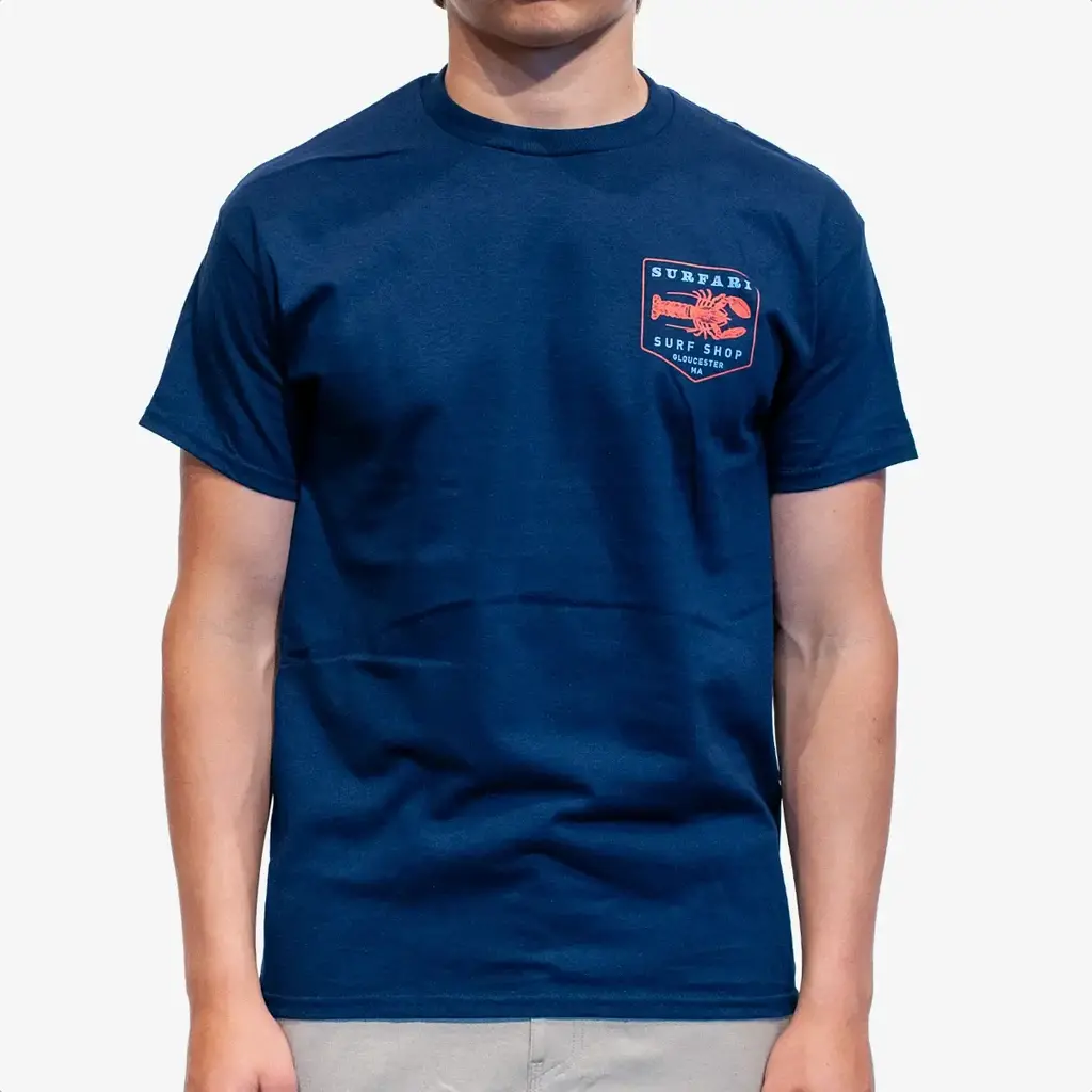 Surfari Surfari Lobster T-shirt Navy FINAL SALE