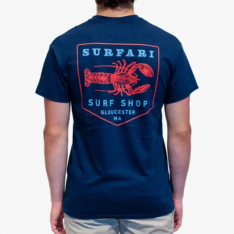 Surfari Surfari Lobster T-shirt Navy