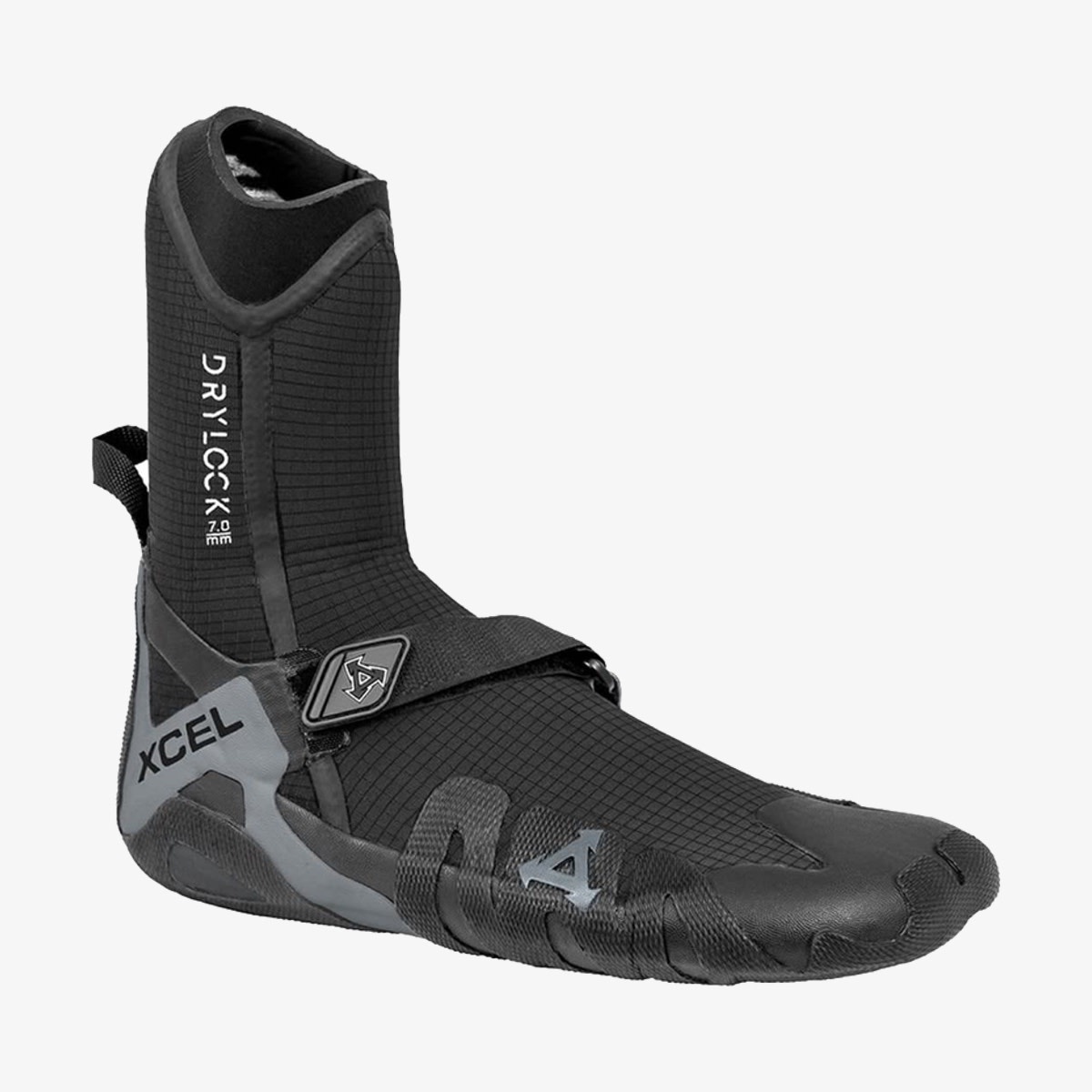 Blacco 3mm EX SURF BOOTS L(25〜26cm) XCEL Drylock 7mm Round Toe Boot Black/Gray - Surfari