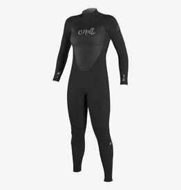 O'Neill Women's Epic 4/3mm Back Zip Full Wetsuit Black
