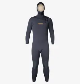 XCEL Men's Comp+ Hooded Full Wetsuit 4/3mm Black