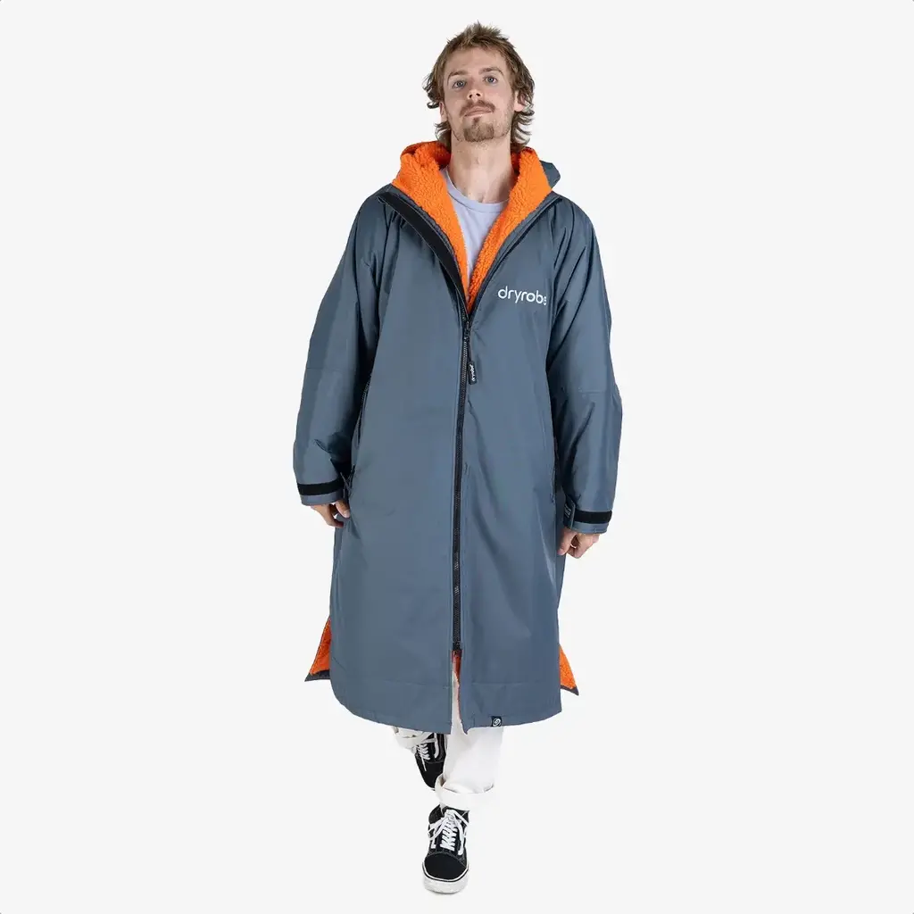 dryrobe dryrobe Advance Long Sleeve Dark Grey / Orange