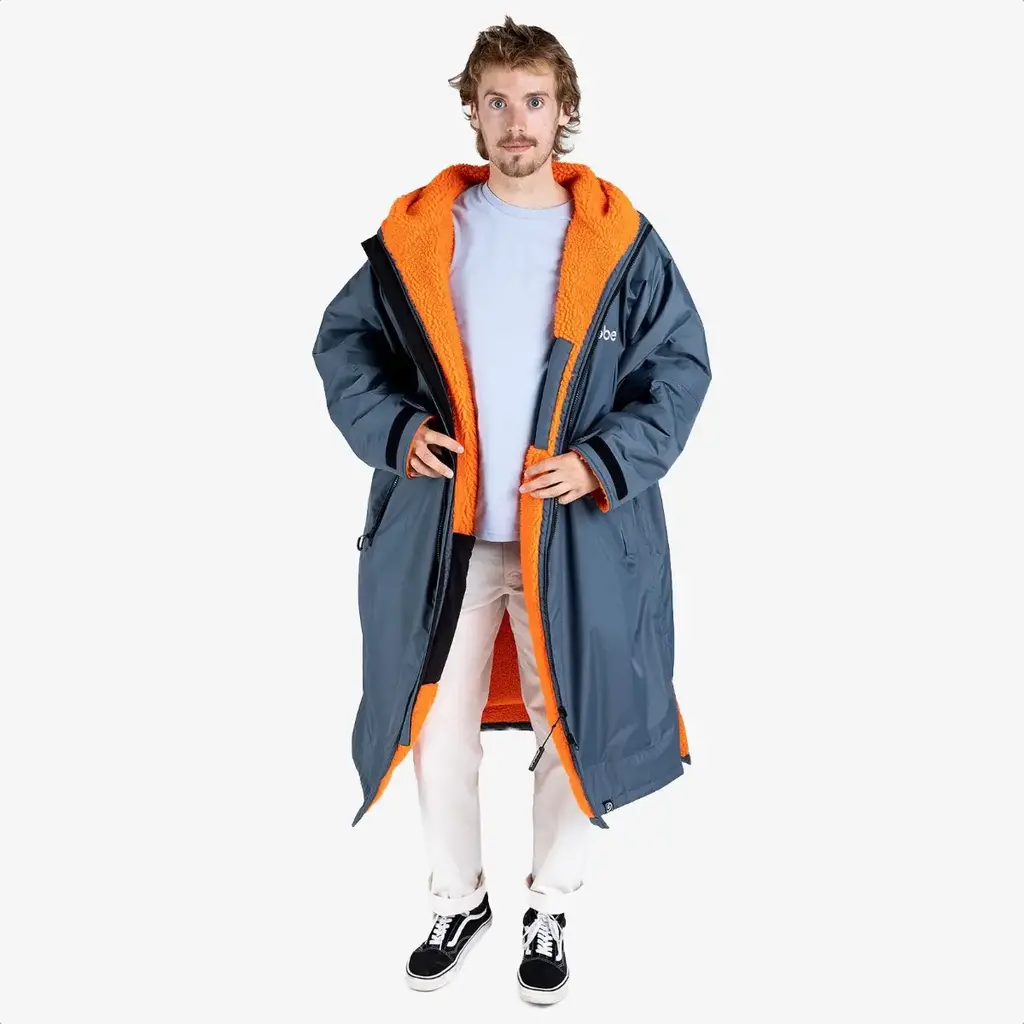 dryrobe dryrobe Advance Long Sleeve Dark Grey / Orange
