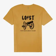 ...Lost Lost Salute Tee Old Gold FINAL SALE