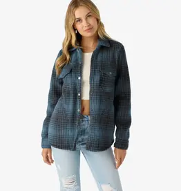 O'Neill Zuma High Pile Overshirt Blue Shadow FINAL SALE