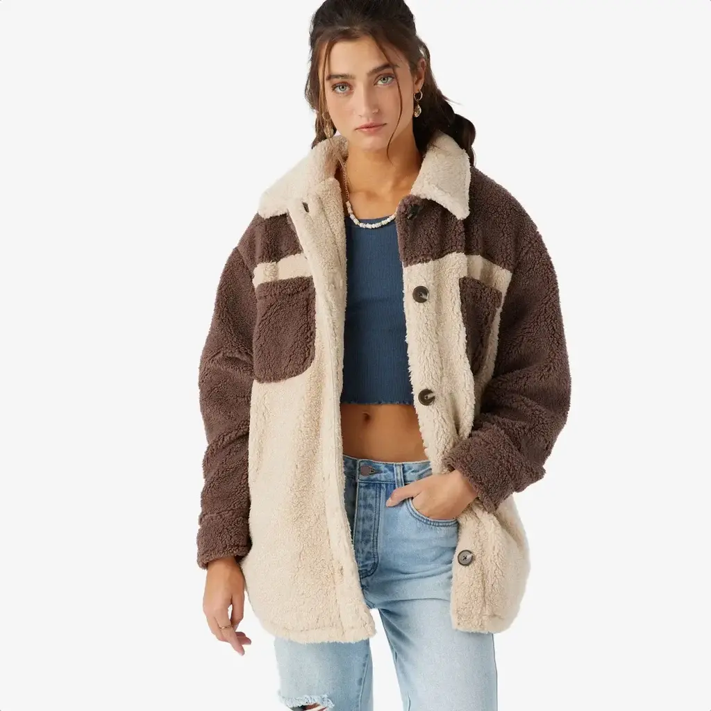 O'Neill O'Neill Heath Color Block Jacket Deep Taupe FINAL SALE