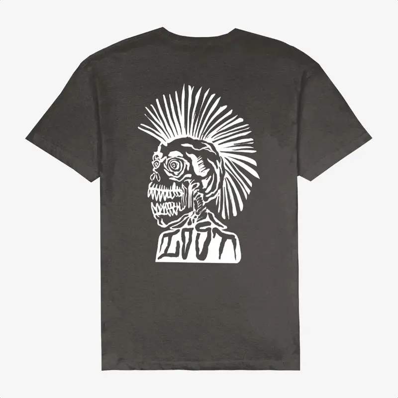 ...Lost Lost Mohawk Vintage Dye Tee Vintage Black FINAL SALE