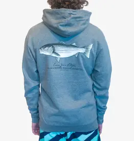 Surfari Striper Hoody Heather Gunmetal FINAL SALE