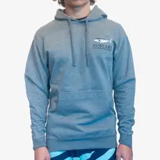 Surfari Surfari Striper Hoody Heather Gunmetal FINAL SALE