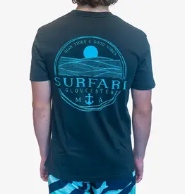 Surfari Surfari High Tides & Good Vibes Tee Black