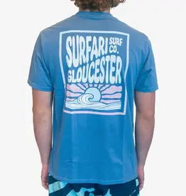 Surfari Surfari Surf Co Tee Blue FINAL SALE