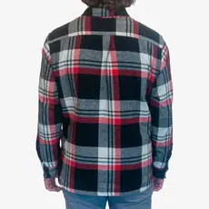 Surfari Surfari Cove Quilted Flannel Jacket Red FINAL SALE