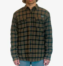 Surfari Cove Flannel Quilted Jacket Cedar