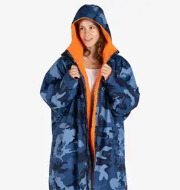 dryrobe dryrobe Advance Long Sleeve Blue Camo / Orange