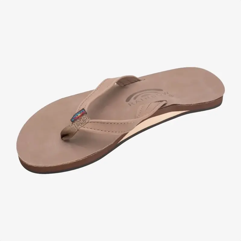 Rainbow Sandals Women's The Catalina Single Layer Arch Support Premier Leather Tapered Strap