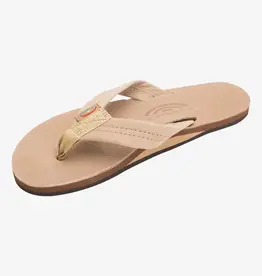 Rainbow Sandals Women's Single Layer Premier Leather Sierra Brown