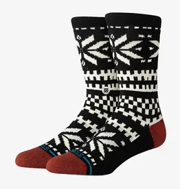Stance Flake Crew Socks Black M FINAL SALE