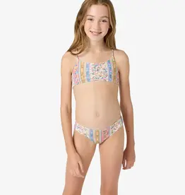O'Neill O'Neill Girl's Cora Floral Ruched Tankini Set Multi