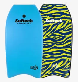 Softech Softech Mojo 42" Bodyboard Sky Blue Zebra