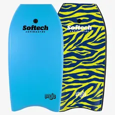 Softech Softech Mojo 45" Bodyboard Sky Blue Zebra