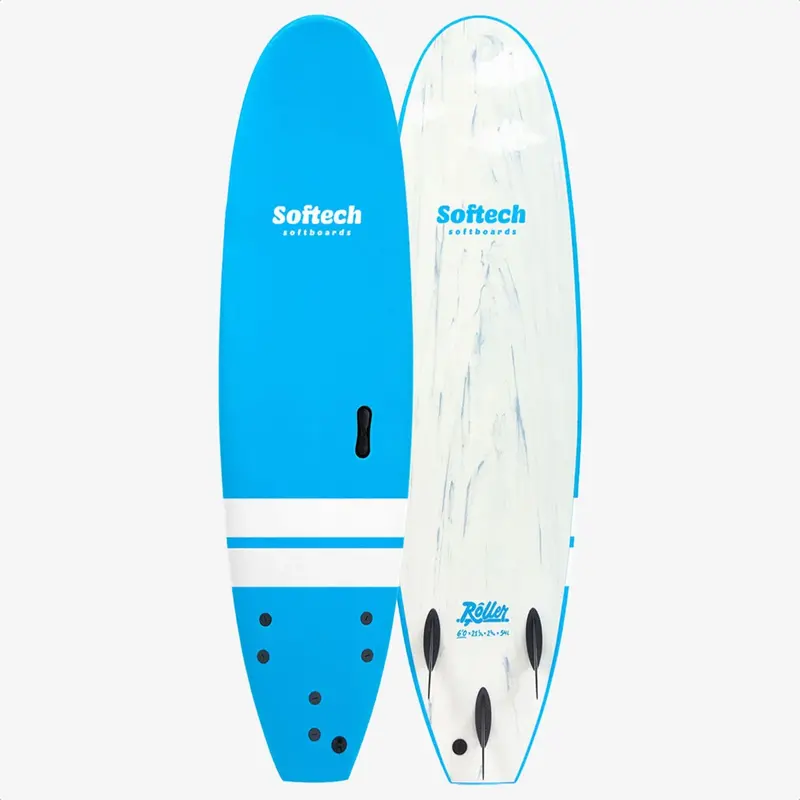 Softech Softech Roller 9'0" Soft Surfboard Blue