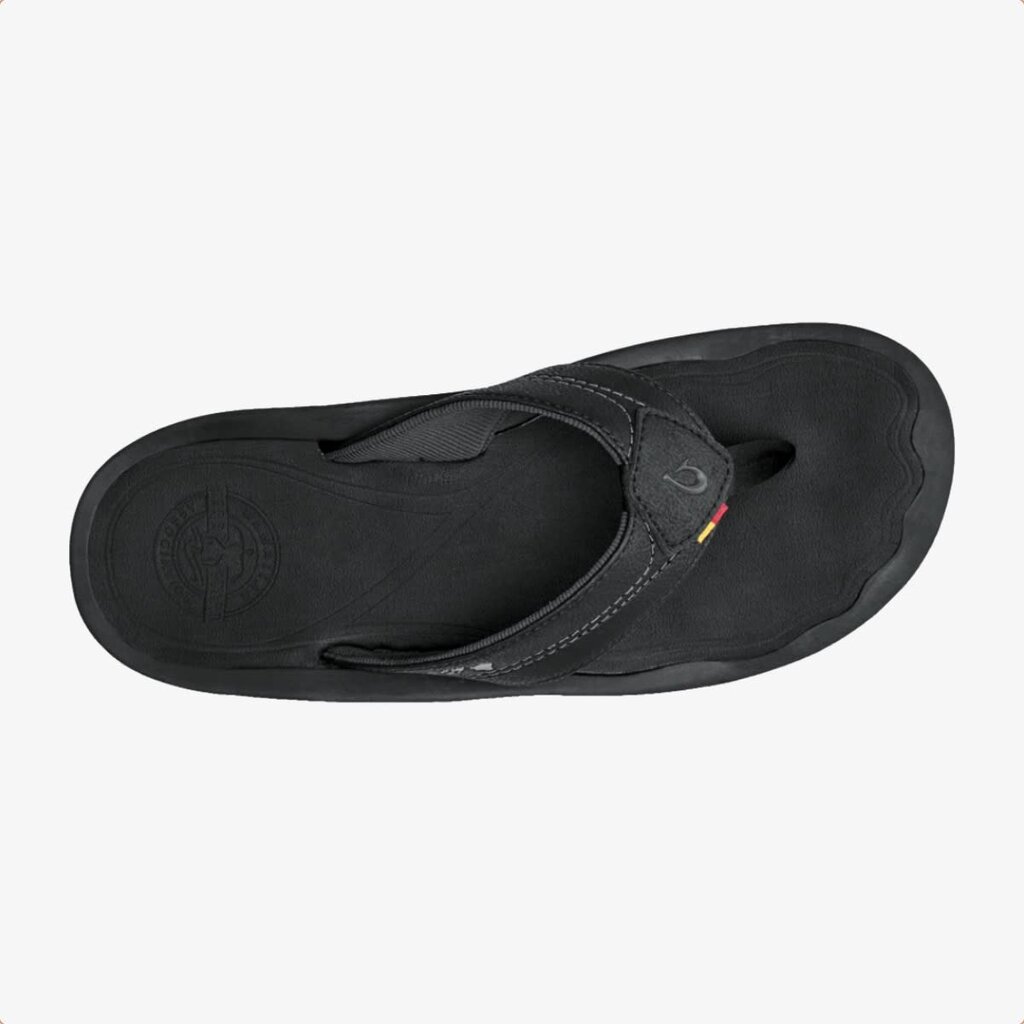 OluKai OluKai Kipi Men's Beach Sandal Black FINAL SALE