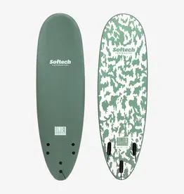 Softech Softech Bomber 6'4" Soft Surfboard Smoke Green/White