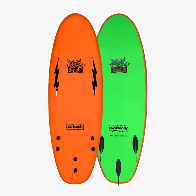 Softech Softech Goblin 6'0" Soft Surfboard Orange/Green