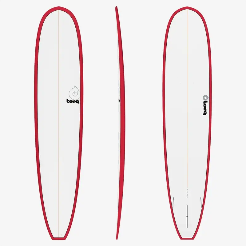 Torq 9'1" Torq Longboard Pinline Red + White Deck