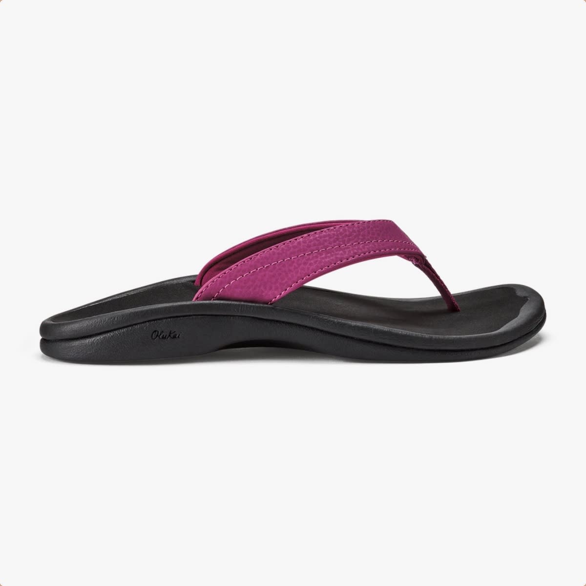 Olukai Ohana Flip Flop Comfort Thong Slip on Sandals US Women\'s 9 Peach Black Olukai Ohana Flip Flop Comfort Thong Sandals Shoes Womens 9  main image 3