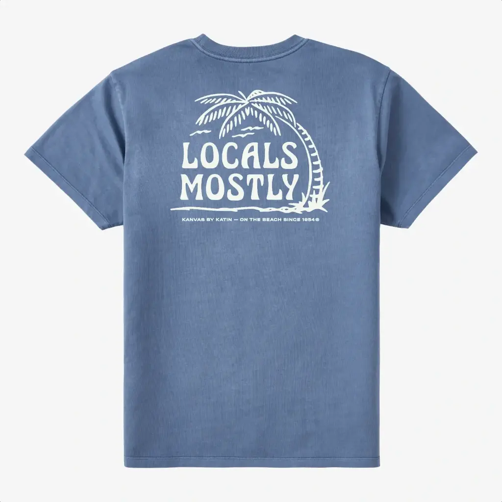 Katin Katin Locals Tee Blue Pigment Dye FINAL SALE