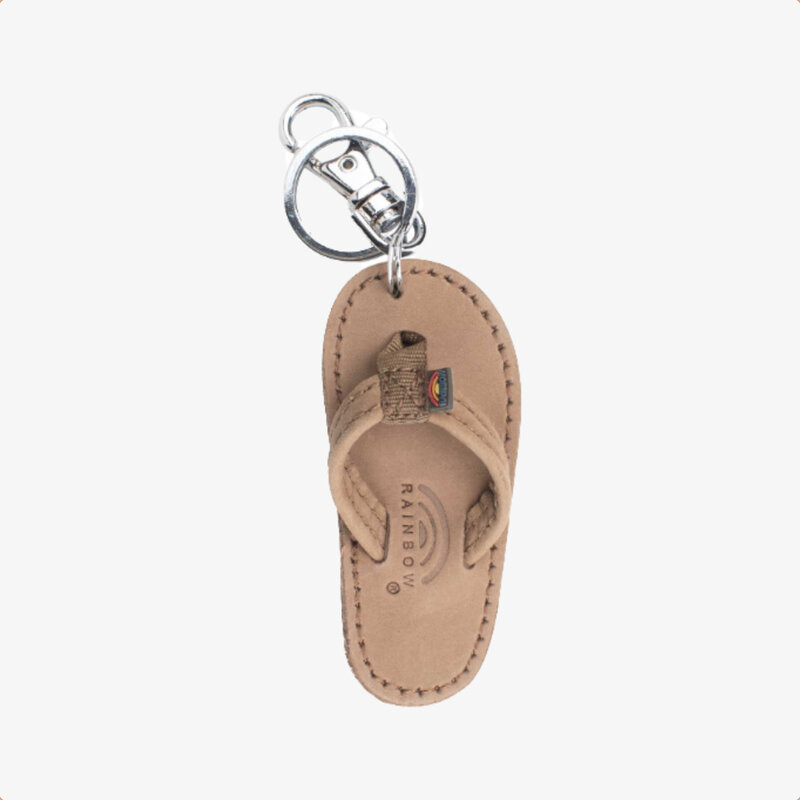 Rainbow Sandals Key Chain