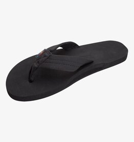 Rainbow Sandals Men's The Cloud Single Layer Soft Top With Polyester Strap Black