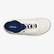 OluKai Olukai Moku Pae Men's Boat Shoe Bright White / Pacifica
