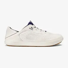 OluKai Olukai Moku Pae Men's Boat Shoe Bright White / Pacifica