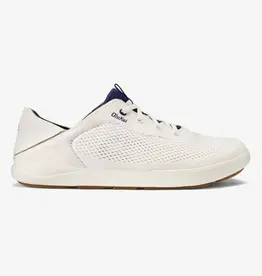 OluKai Moku Pae Men's Boat Shoe Bright White / Pacifica