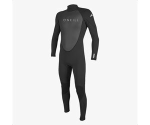 O'Neill Men's Reactor II 3/2mm Back Zip Full Wetsuit Black - Surfari