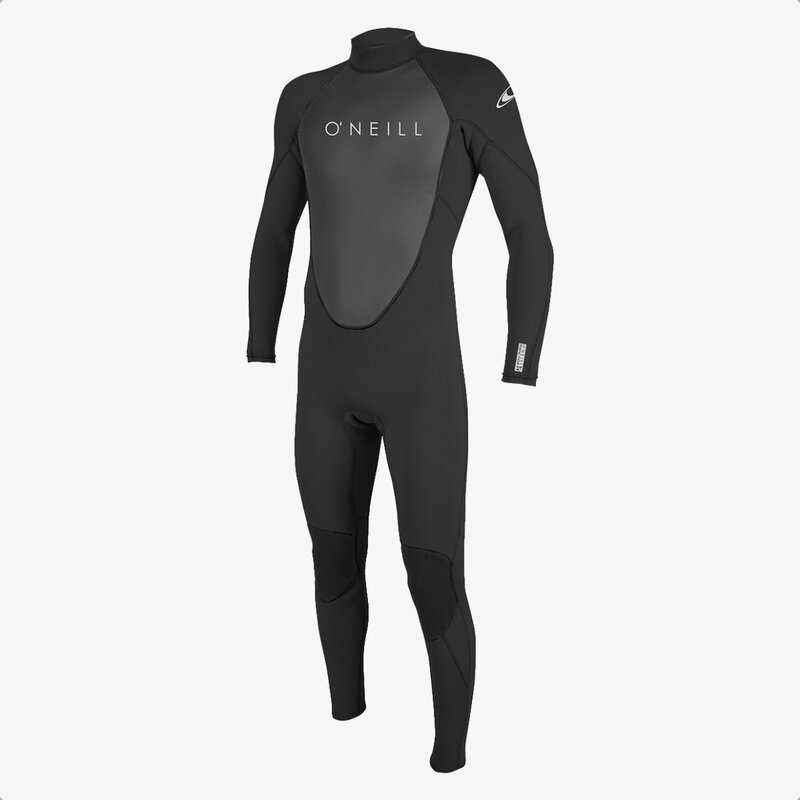 O'Neill Men's Reactor II 3/2mm Back Zip Full Wetsuit Black
