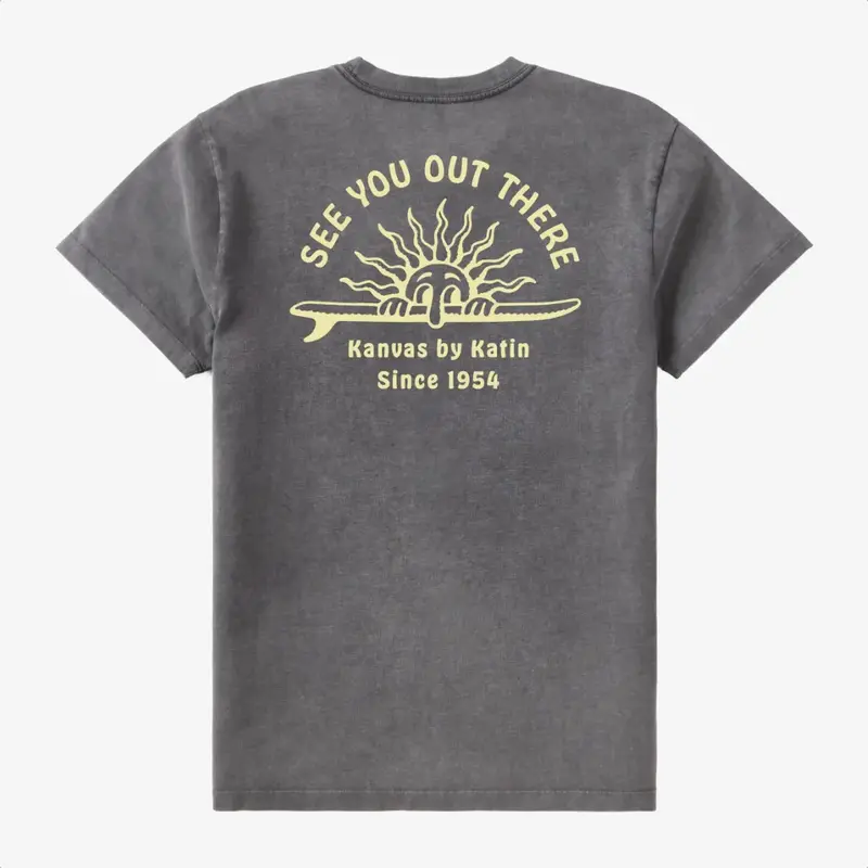 Katin Sunny Tee Black Sand Wash